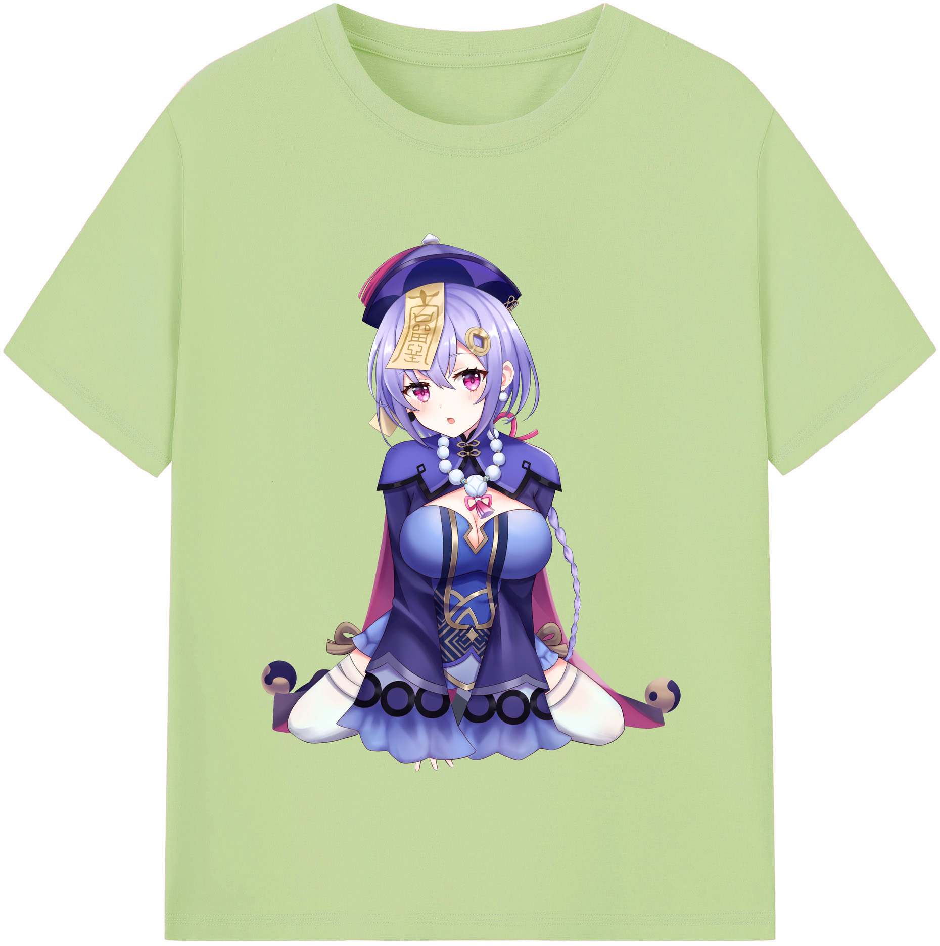 げんし神 七七 なな  genshin Nana 綿100％半袖Tシャツ（フロントプリント）